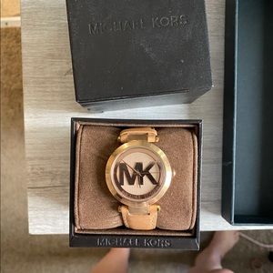 Gold and rose gold Michael kors watch